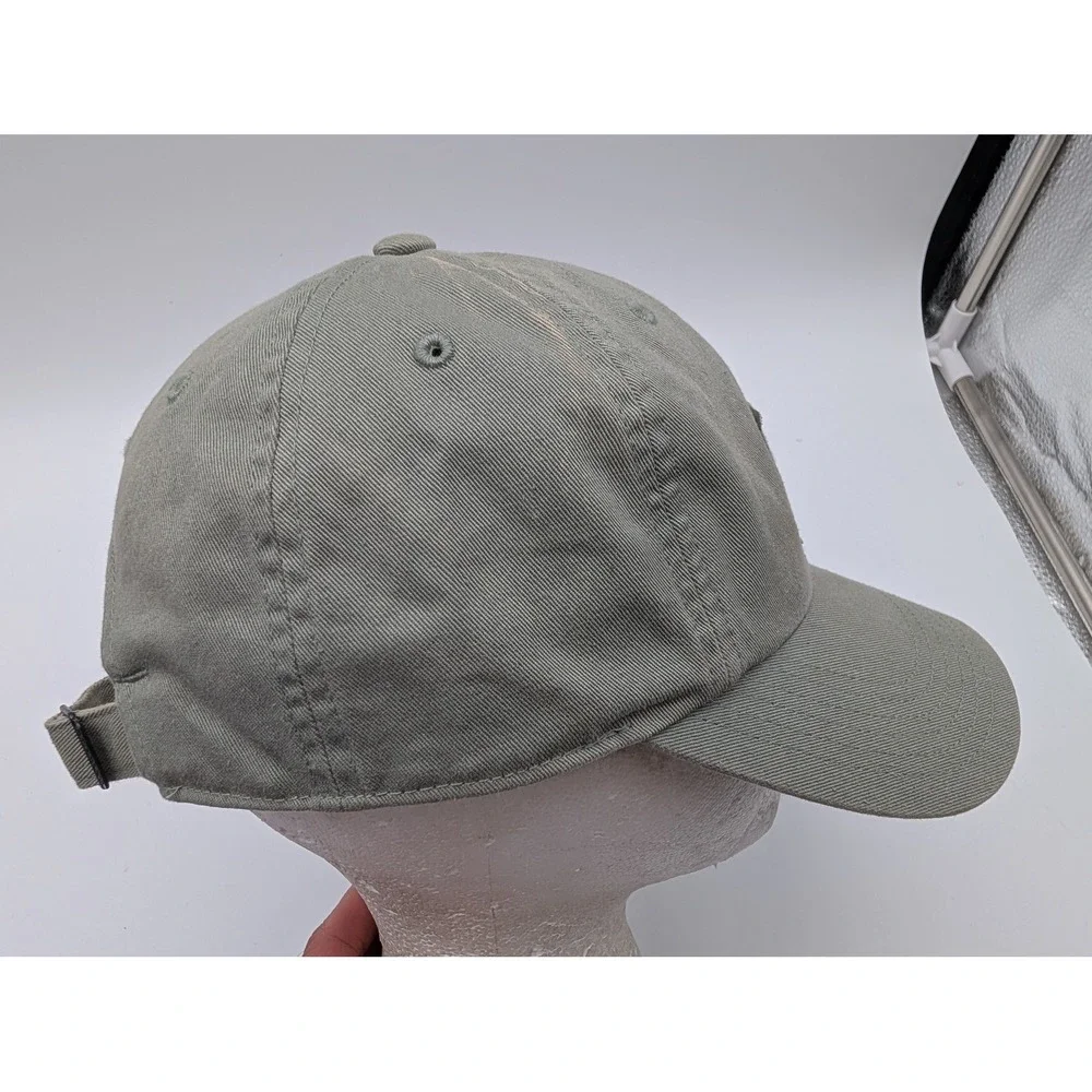 Adidas Originals Trefoil Logo Relaxed Strapback Hat Sage Green Adjustable Cap